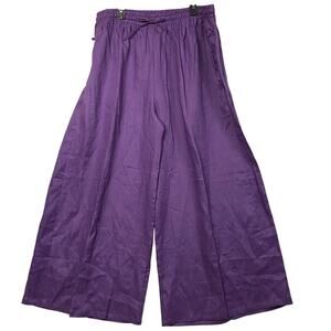 Linen Life 100% Linen Wide Leg Pants Size 2X (very oversized - fits like 4X)